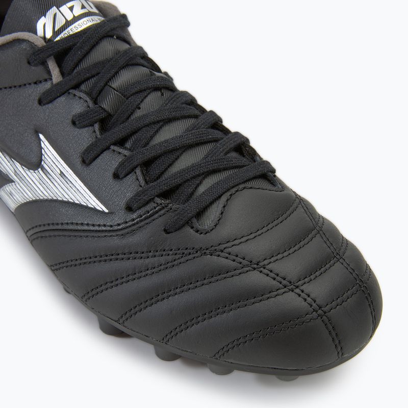 Încălțăminte de fotbal pentru bărbați  Mizuno Morelia Neo IV Pro AG black/galaxy silver 7