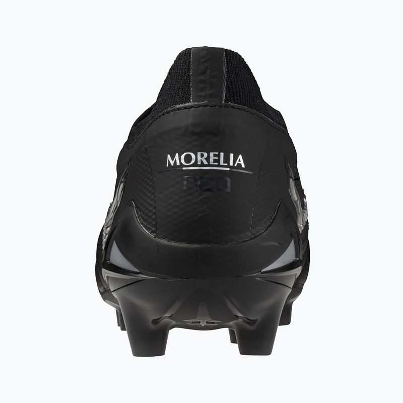 Încălțăminte de fotbal pentru bărbați Mizuno Morelia Neo IV β Japan FG black/galaxy silver 3