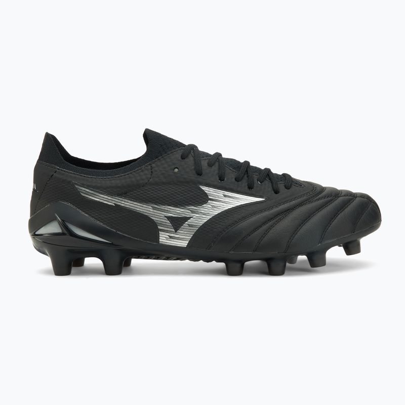 Încălțăminte de fotbal pentru bărbați Mizuno Morelia Neo IV β Elite FG black/galaxy silver/black 2