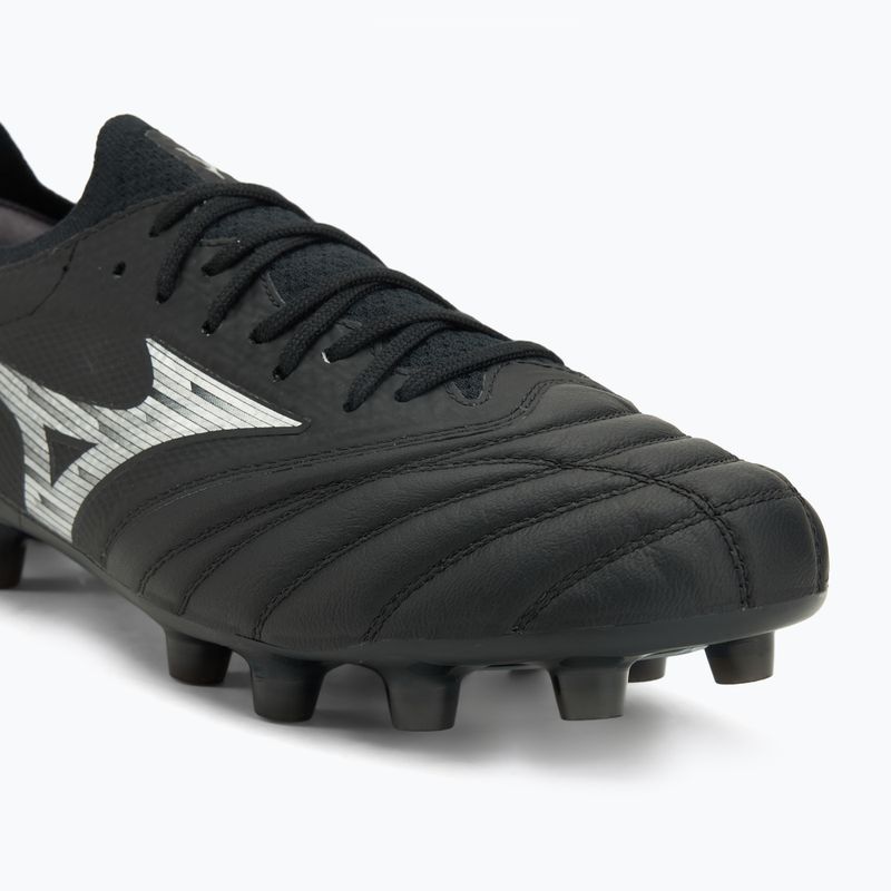 Încălțăminte de fotbal pentru bărbați Mizuno Morelia Neo IV β Elite FG black/galaxy silver/black 7