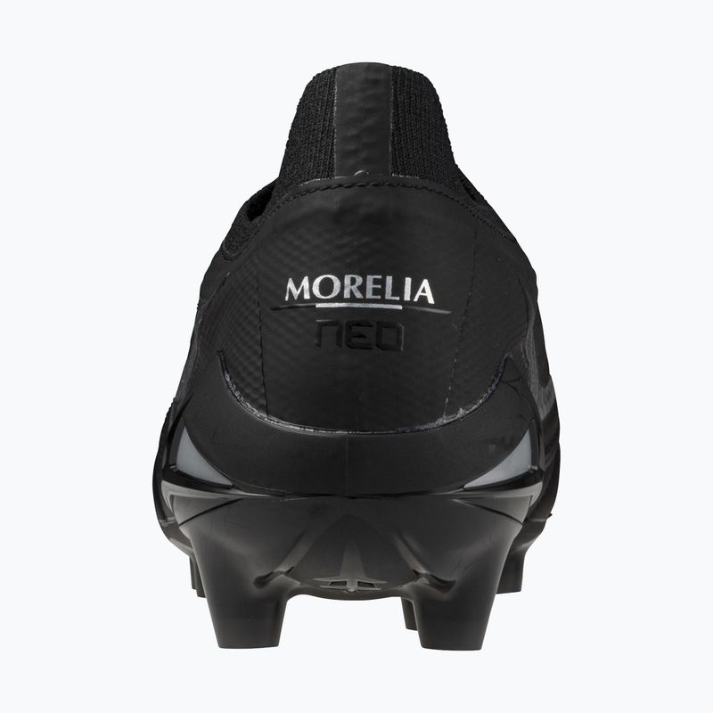 Încălțăminte de fotbal pentru bărbați Mizuno Morelia Neo IV β Elite FG black/galaxy silver 10