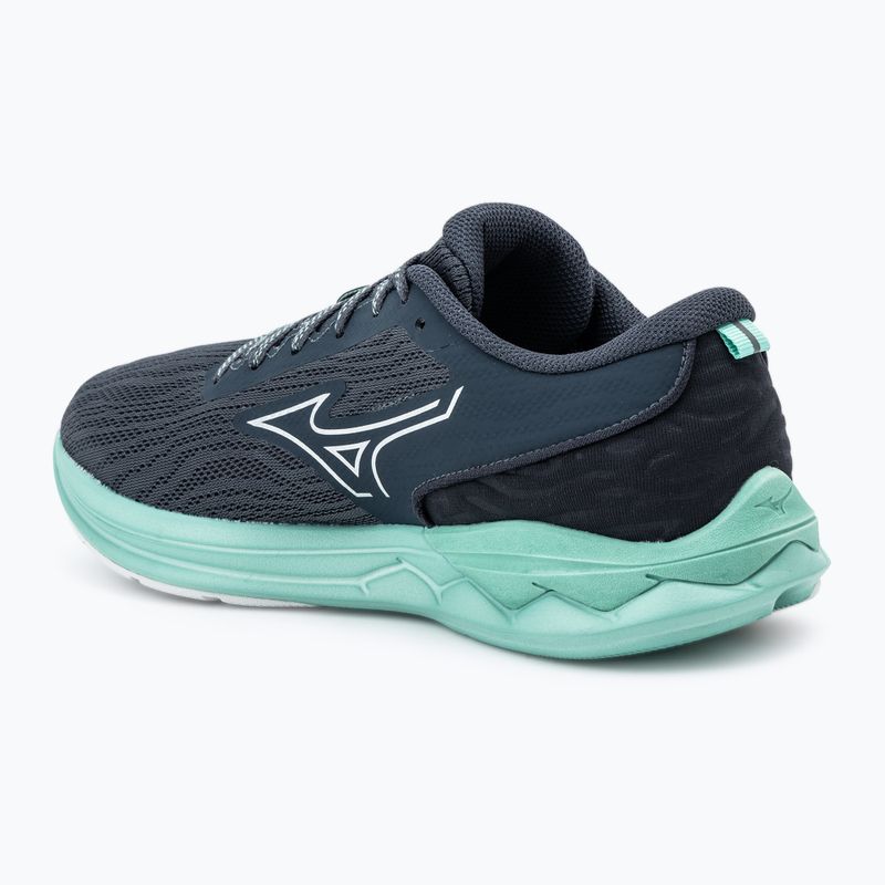 Încălțăminte de alergare pentru femei Mizuno Wave Revolt 3 india ink/neo silver/dusty jade green 3