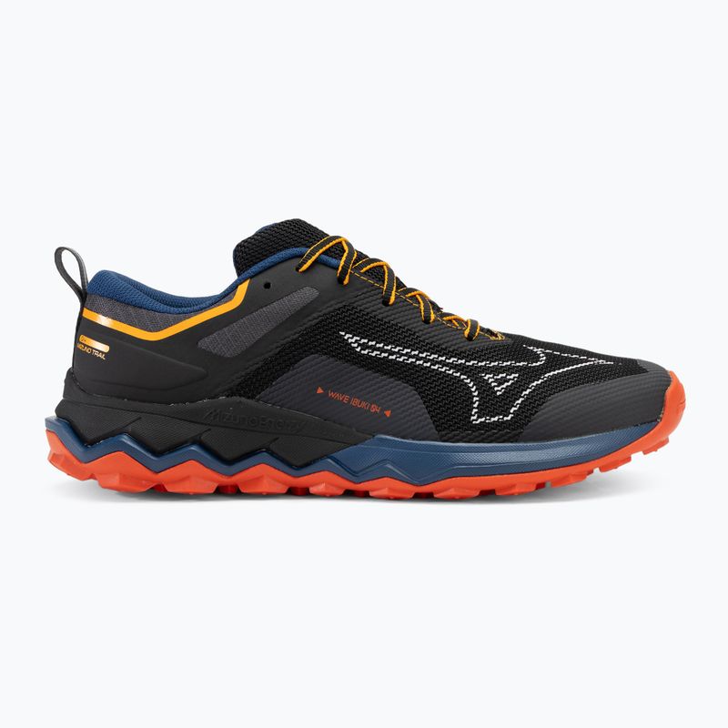 Încălțăminte de alergare pentru bărbați Mizuno Wave Ibuki 4 ebony/white/spicy orange 2