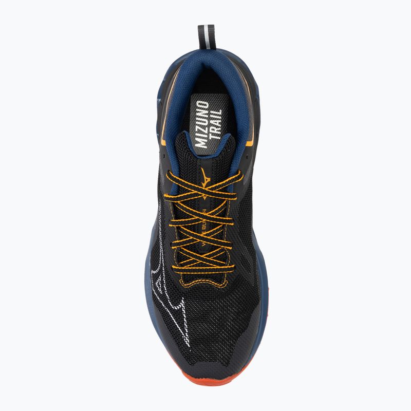 Încălțăminte de alergare pentru bărbați Mizuno Wave Ibuki 4 ebony/white/spicy orange 5