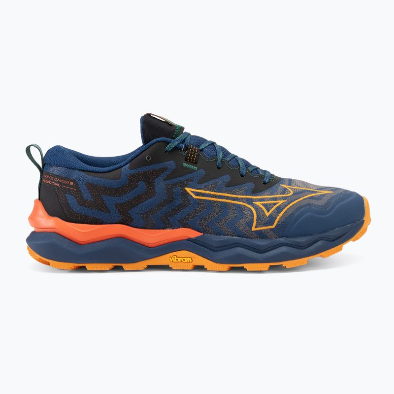 Încălțăminte de alergare pentru bărbați Mizuno Wave Daichi 8 estate blue/apricot/spicy orange 2