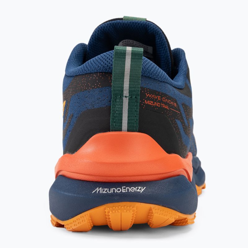 Încălțăminte de alergare pentru bărbați Mizuno Wave Daichi 8 estate blue/apricot/spicy orange 6