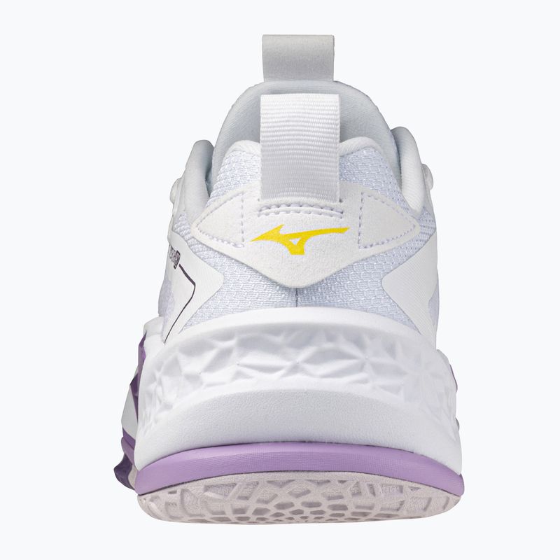 Încălțăminte de handbal Mizuno Wav Stealth Neo 2 white / navy peony / peach parfait 3