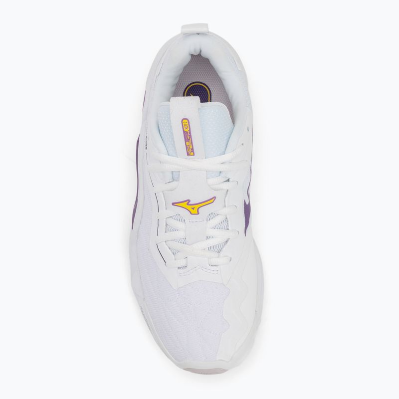 Încălțăminte de handbal Mizuno Wav Stealth Neo 2 white / navy peony / peach parfait 5