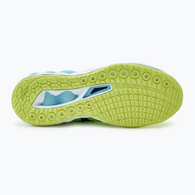 Încălțăminte de volei pentru bărbați Mizuno Wave Luminous 3 neo lime/black/splish splash 4