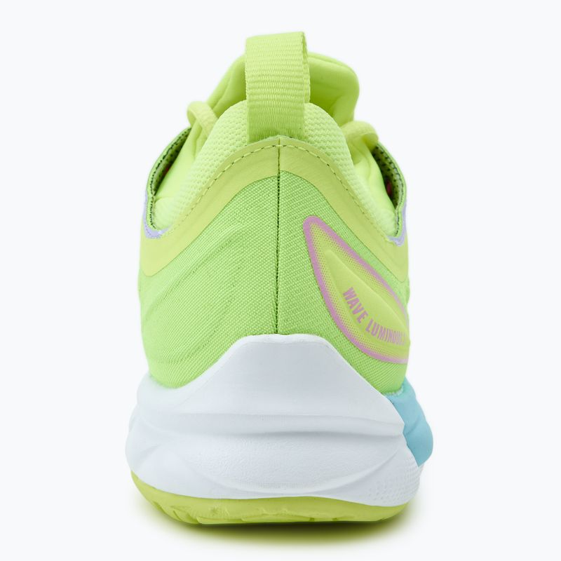 Încălțăminte de volei pentru bărbați Mizuno Wave Luminous 3 neo lime/black/splish splash 6