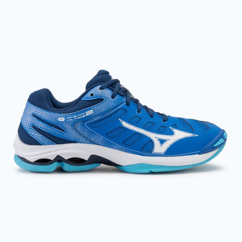 Încălțăminte de volei pentru bărbați Mizuno Wave Voltage 2 mugen blue/white/estate blue 2
