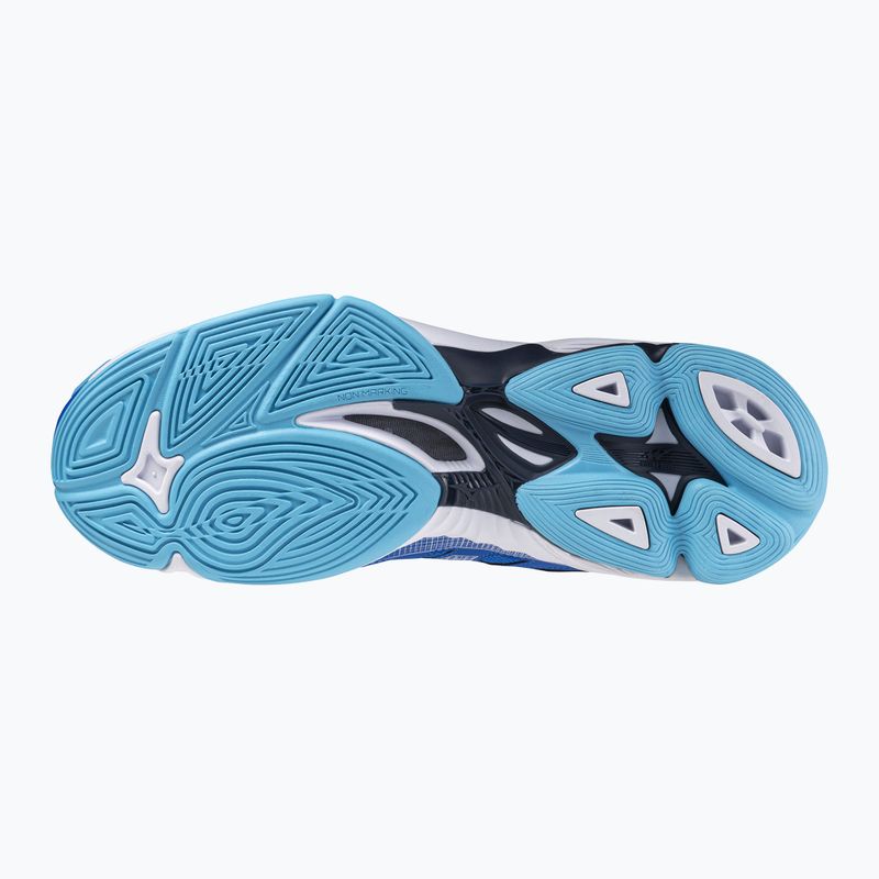 Încălțăminte de volei Mizuno Wave Voltage 2 Mid mugen blue/white/estate blue 2