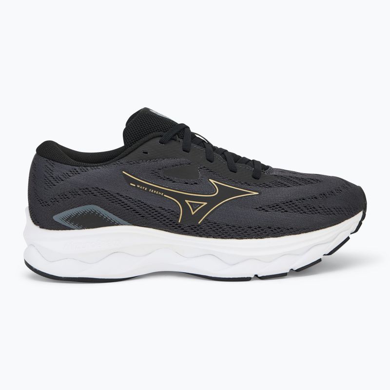 Încălțăminte de alergare pentru bărbați Mizuno Wave Serene ebony/golden halo/mizuno snow white 2