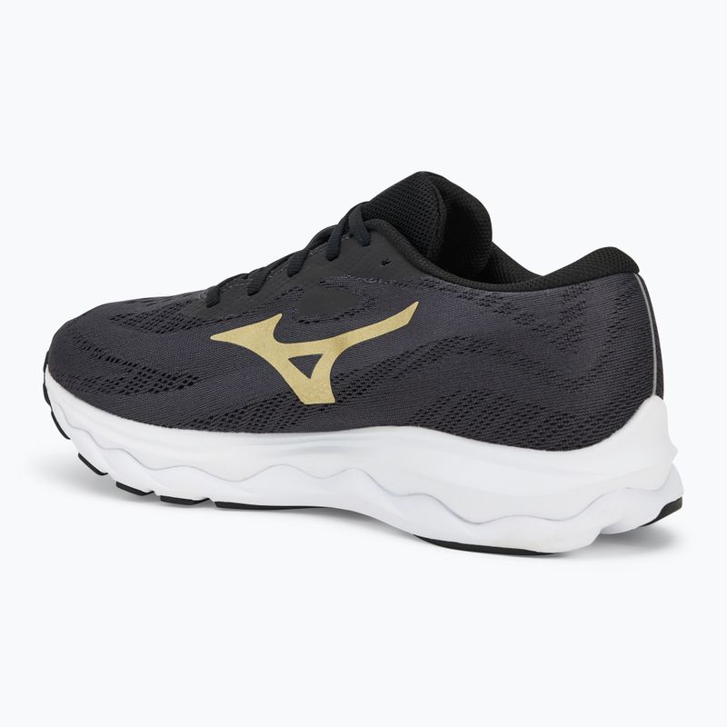 Încălțăminte de alergare pentru bărbați Mizuno Wave Serene ebony/golden halo/mizuno snow white 3