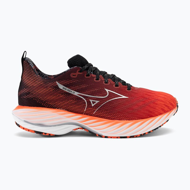 Încălțăminte de alergare pentru bărbați Mizuno Wave Rider 28 mizuno ignition red/silver/black 2