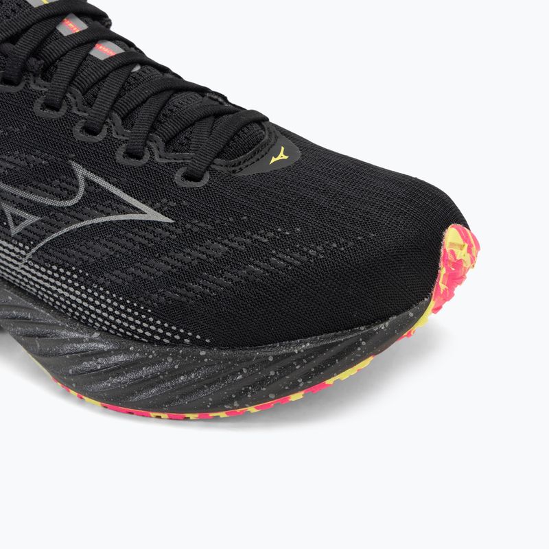 Încălțăminte de alergare pentru bărbați Mizuno Wave Rider 28 black/silver/sunny lime 7