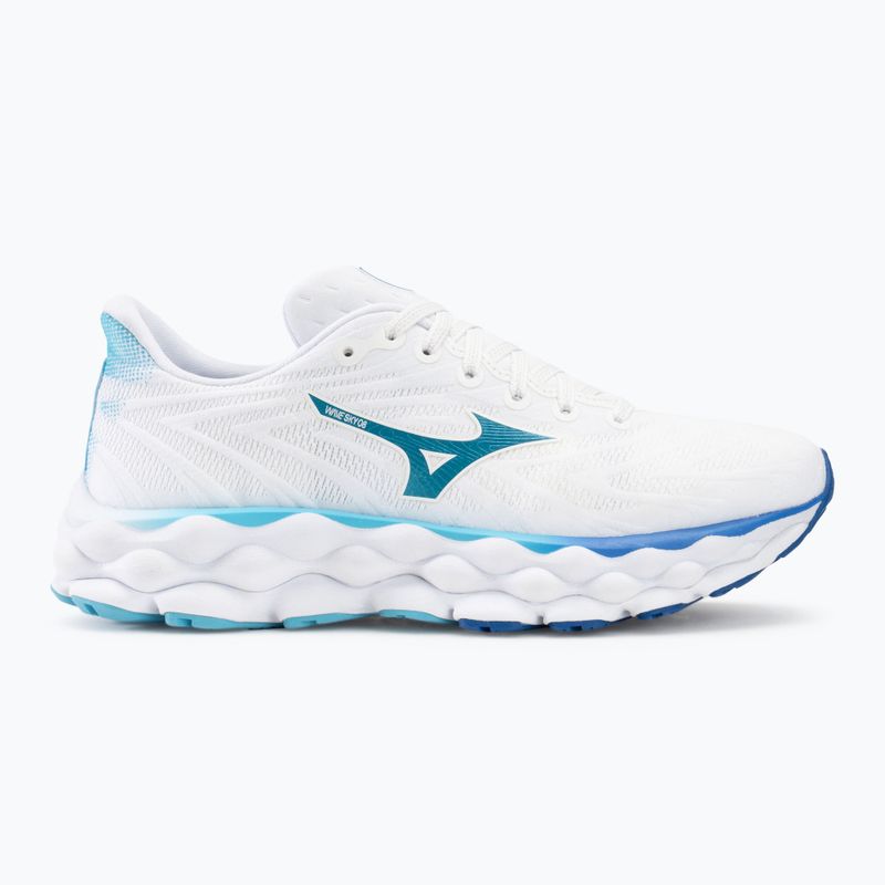 Încălțăminte de alergare pentru femei Mizuno Wave Sky 8 white/laser blue/mugen blue 2