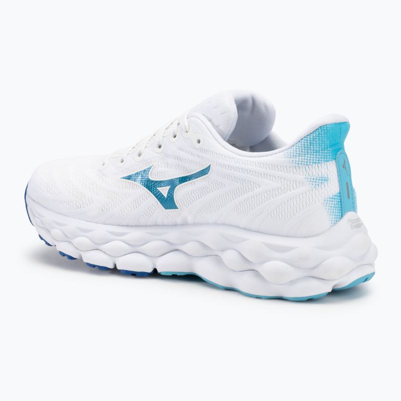 Încălțăminte de alergare pentru femei Mizuno Wave Sky 8 white/laser blue/mugen blue 3