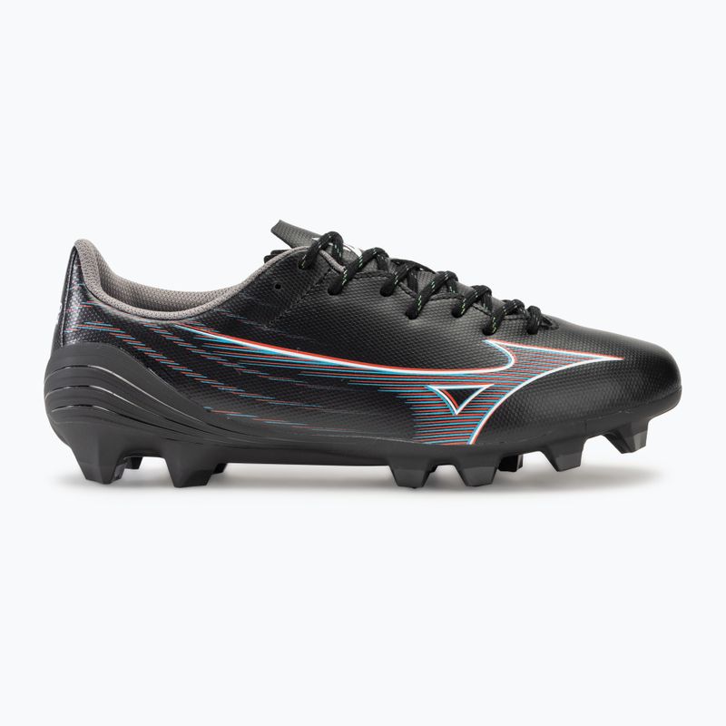 Încălțăminte de fotbal pentru bărbați Mizuno α Select FG black/ignition red/801 c 2
