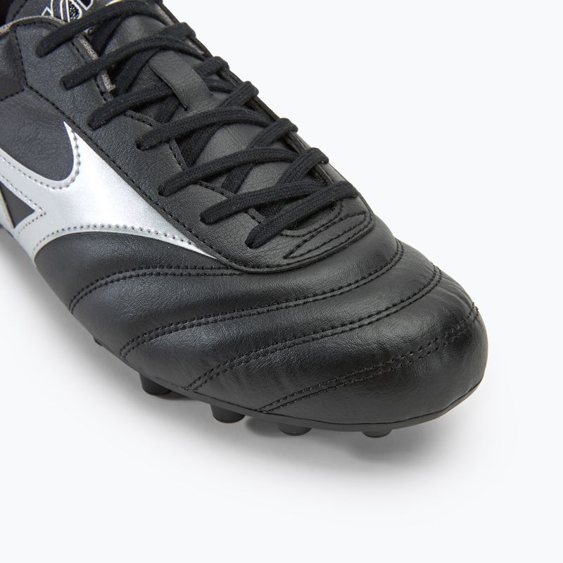 Încălțăminte de fotbal pentru bărbați Mizuno Morelia II Club AG black/galaxy silver/dark shadow 7