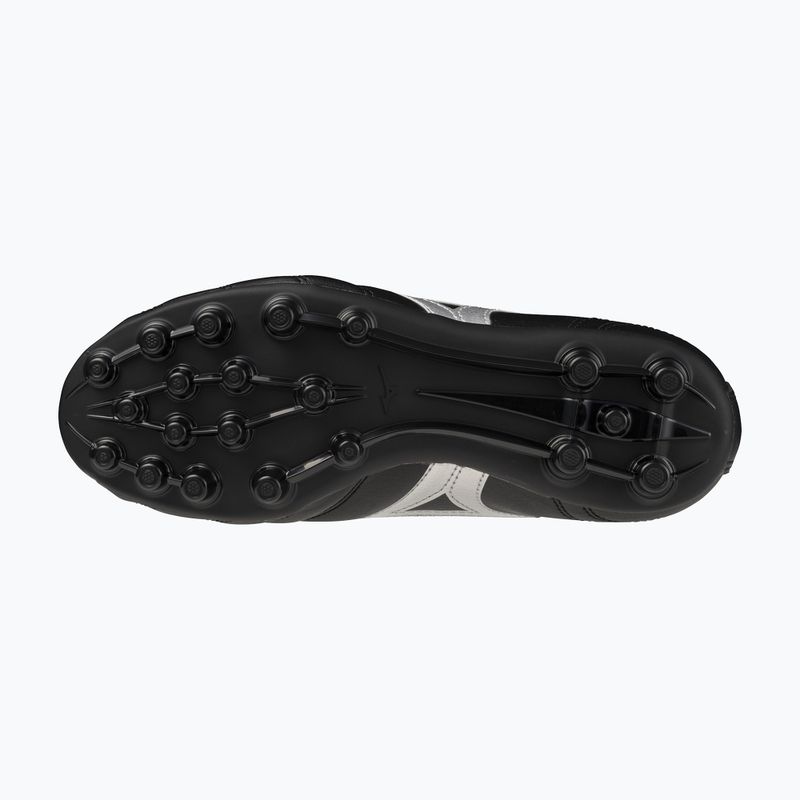 Încălțăminte de fotbal pentru copii Mizuno Morelia II Club AG black/galaxy silver/dark shadow 4