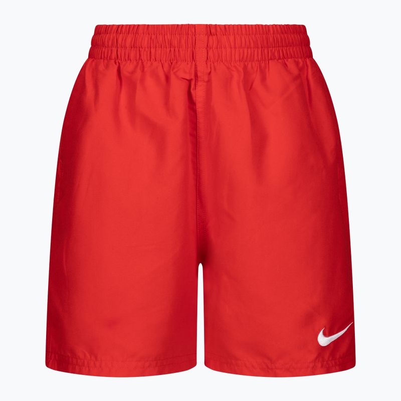 Pantaloni scurți de înot pentru copii Nike Essential 4" Volley roșu NESSB866-614