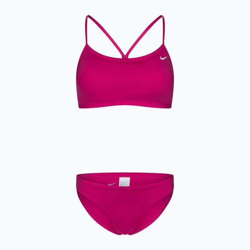 Costume de baie din două piese pentru femei Nike Essential Sports Bikini roz NESSA211