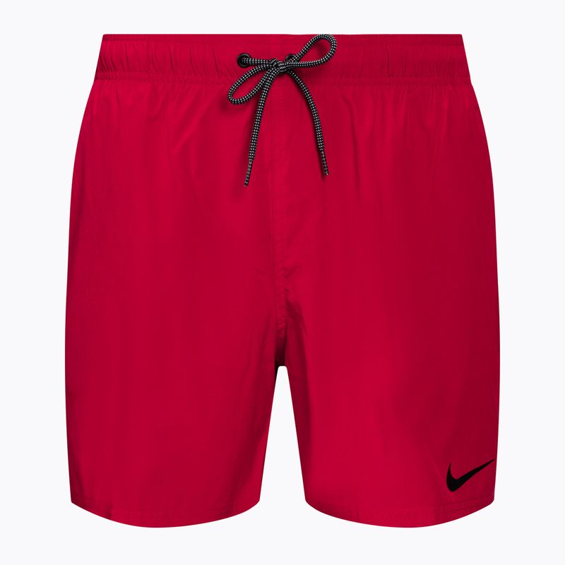 Pantaloni scurți de baie Nike Contend 5" Volley pentru bărbați, roșu NESSB500-614