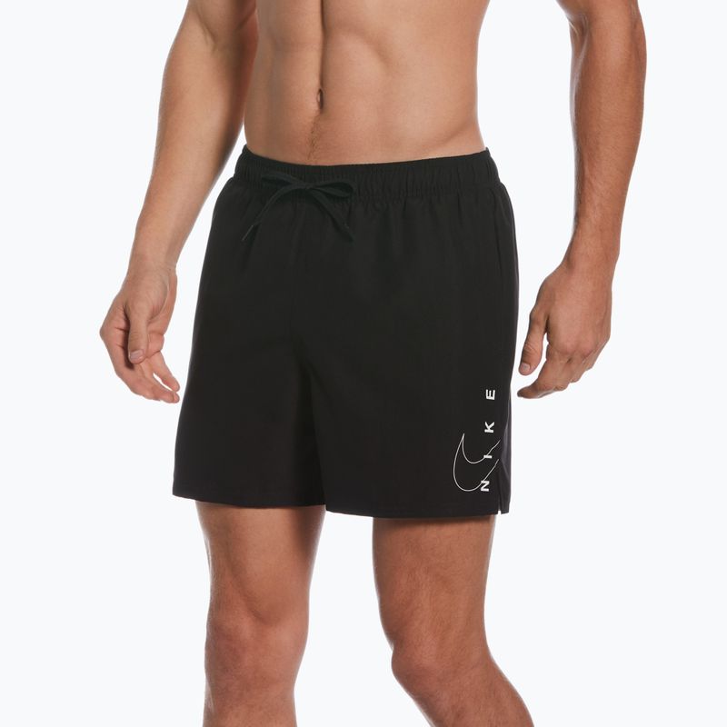 Bărbați Nike Swoosh Break 5" Volley pantaloni scurți de înot negru NESSC601-001 3