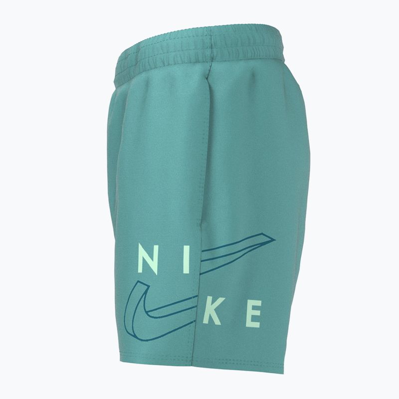 Pantaloni scurți de baie pentru copii Nike Split Logo 4" Volley verde NESSC786-339 7