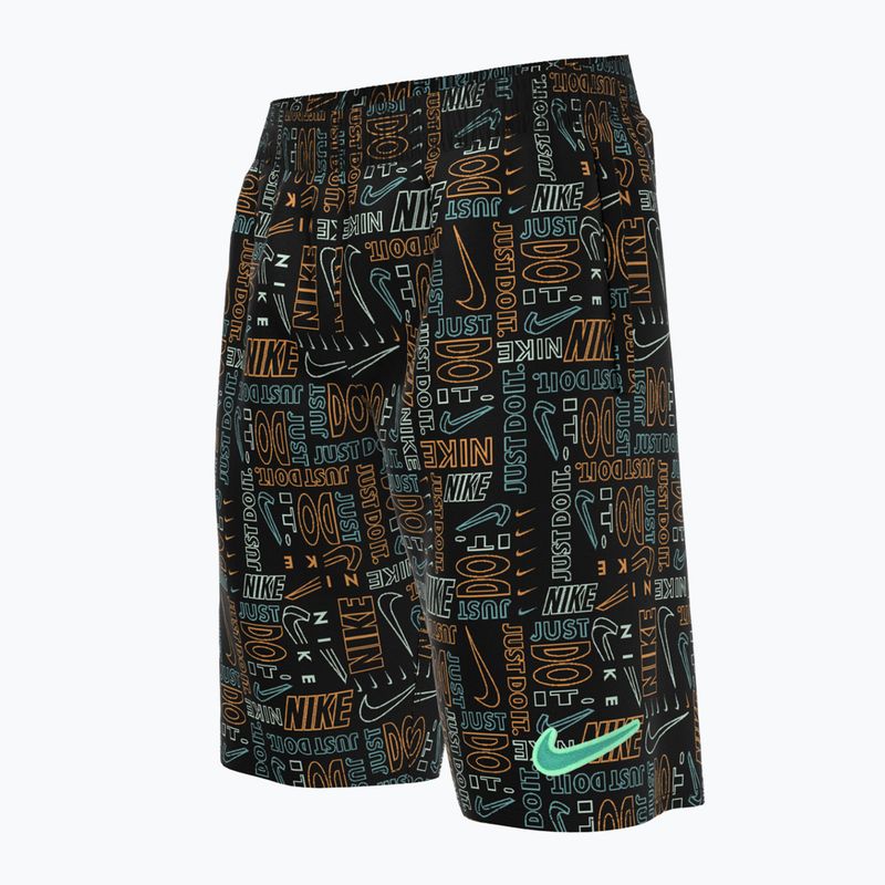 Pantaloni scurți de înot pentru copii Nike Logo Mashup 8" Volley negru NESSC791-001 4