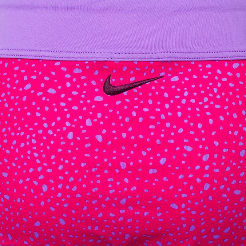 Costum de baie din două piese pentru copii Nike Water Dots Asymmetrical roz NESSC725-672 4