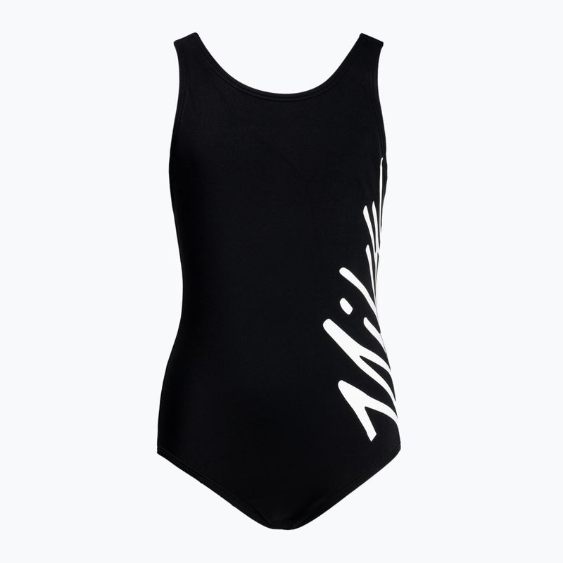 Costum de baie dintr-o singură piesă pentru copii Nike Crossback negru NESSC727-001