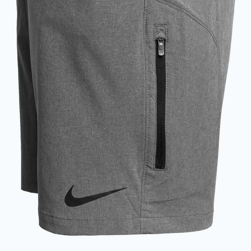 Pantaloni scurți de înot bărbați Nike Flow 9' Hybrid gri închis NESSC515 3