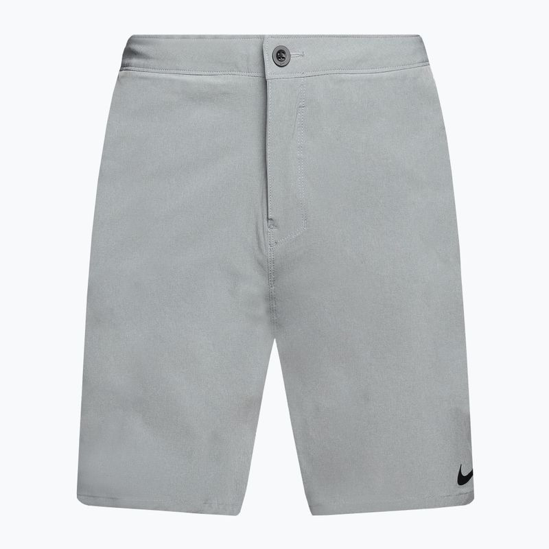 Pantaloni scurți de înot bărbați Nike Flow 9' Hybrid gri NESSC515