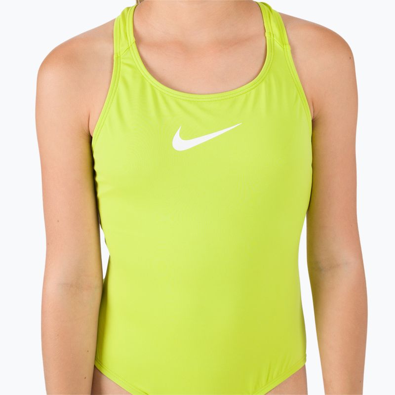Costum de baie o piesă pentru copii Nike Essential Racerback verde NESSB711-312 7