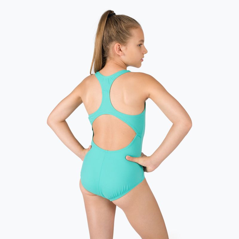 Costum de baie o piesă pentru copii Nike Essential Racerback verde NESSB711-339 3