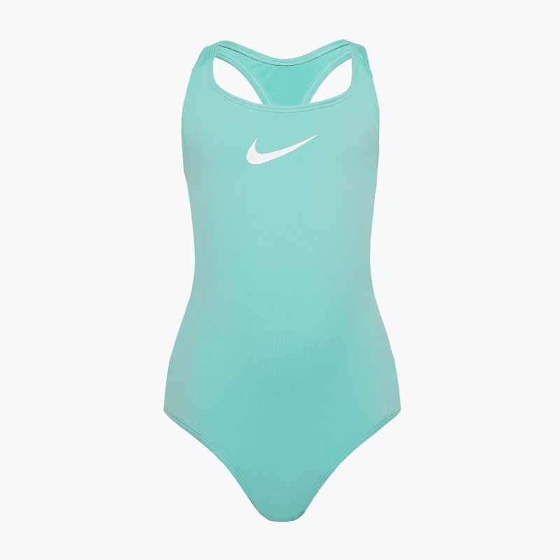 Costum de baie o piesă pentru copii Nike Essential Racerback verde NESSB711-339 6