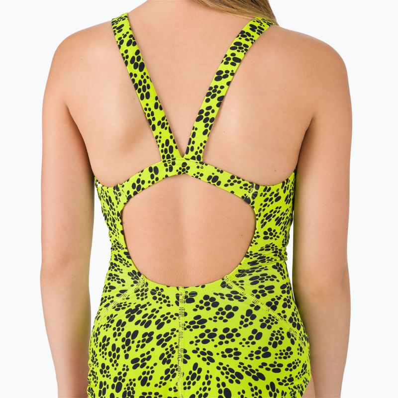 Costum de baie o piesă pentru copii Nike Multiple Print Fastback Verde NESSC755-312 8