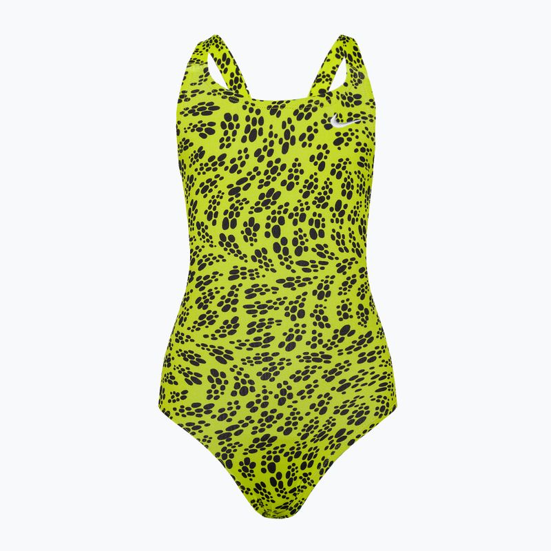 Costum de baie o piesă pentru copii Nike Multiple Print Fastback Verde NESSC755-312