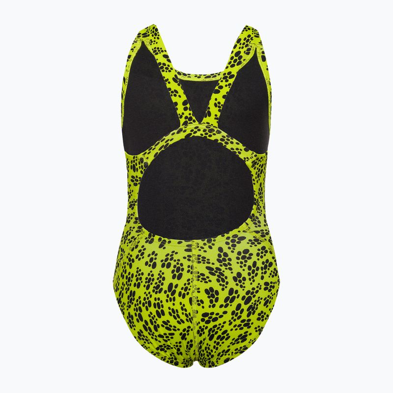 Costum de baie o piesă pentru copii Nike Multiple Print Fastback Verde NESSC755-312 2