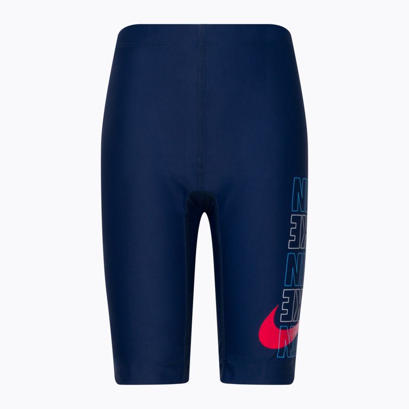 Costume de baie pentru copii Nike Multi Logo albastru marin NESSC853-440