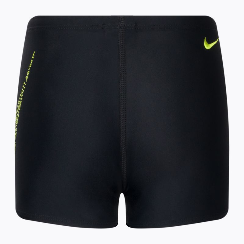 Nike Jdi Swoosh Aquashort, boxeri de înot pentru copii, negru NESSC854-001 2