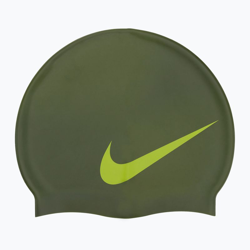 Șapcă de înot Nike Big Swoosh verde NESS8163-391
