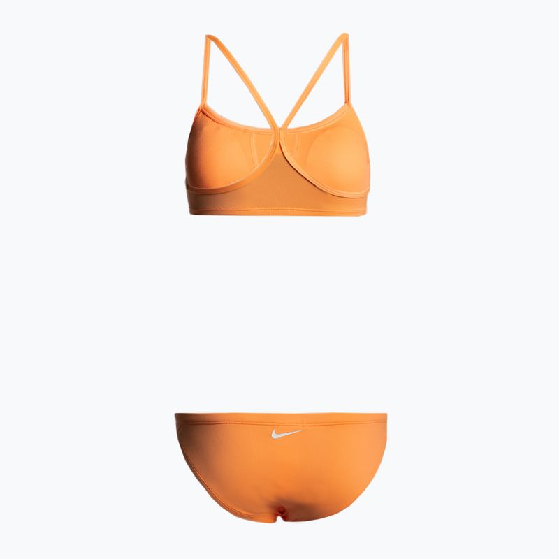Costum de baie din două piese pentru femei Nike Essential Racerback Bikini roz NESSA211 2
