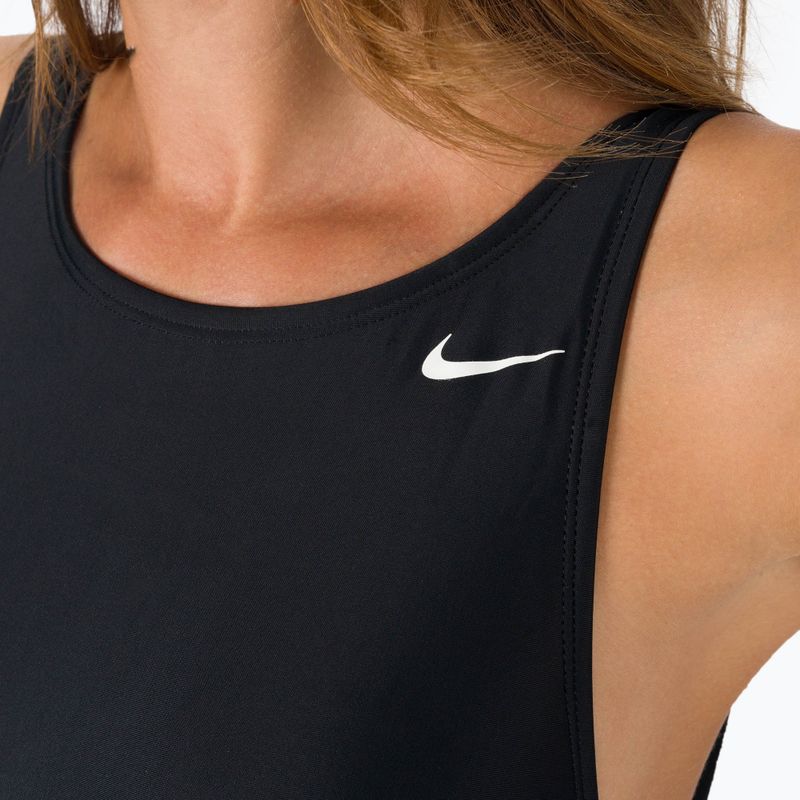 Costum de baie dintr-o singură piesă pentru femei Nike Hydralock Sculpt U-Back negru NESSC200-001 7