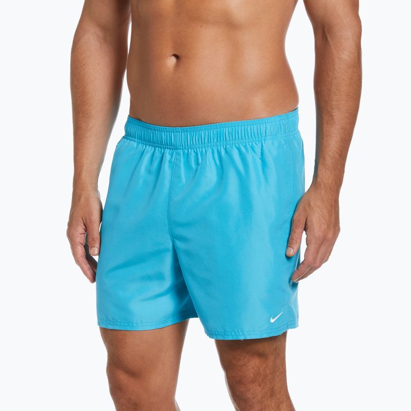 Pantaloni scurți de baie Nike Essential 5" Volley pentru bărbați, albastru NESSA560-445