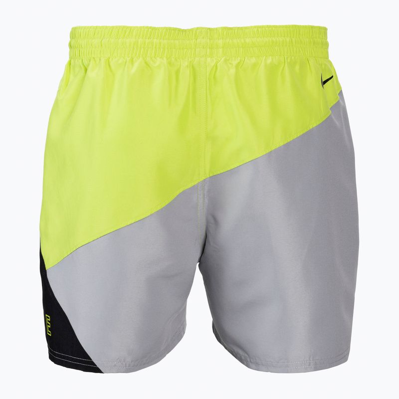 Pantaloni scurți de înot Nike Logo 5" Volley pentru bărbați, verde NESSC470-001 7