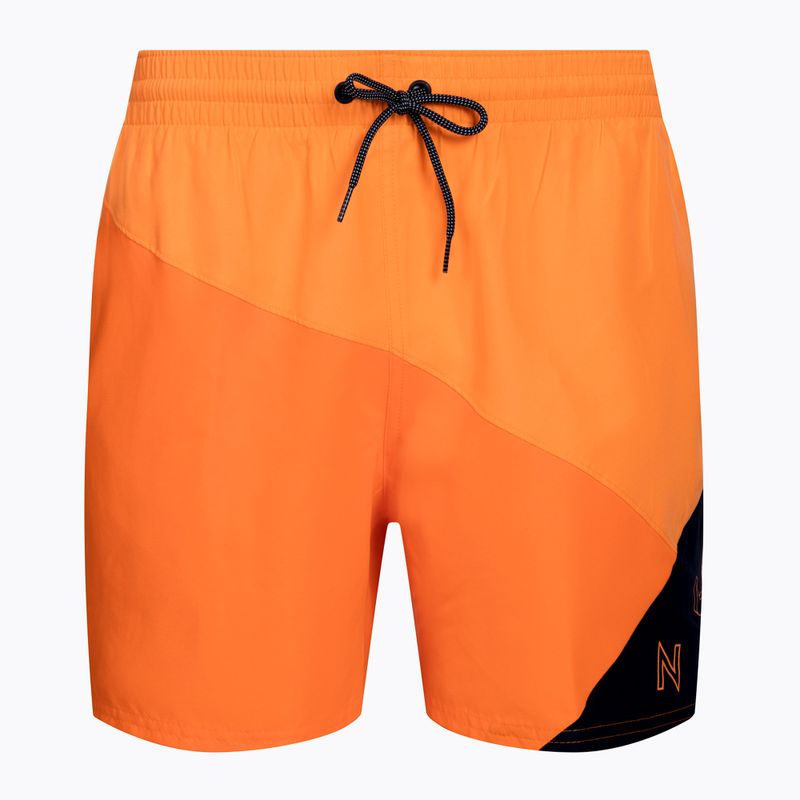 Pantaloni scurți de baie bărbați Nike Logo 5" Volley albastru NESSC470-440