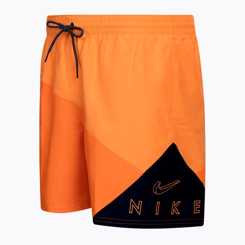 Pantaloni scurți de baie bărbați Nike Logo 5" Volley albastru NESSC470-440 6